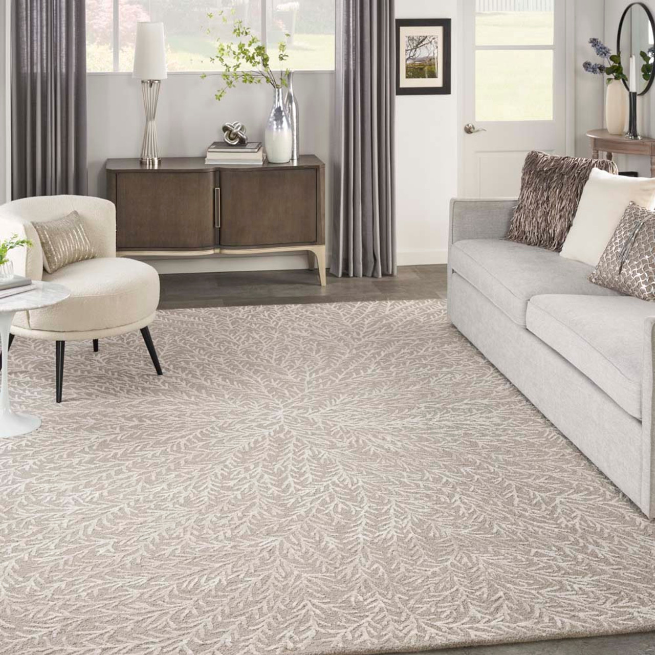 Michael Amini MA30 Star SMR03 Taupe Area Rug | Carpetmart